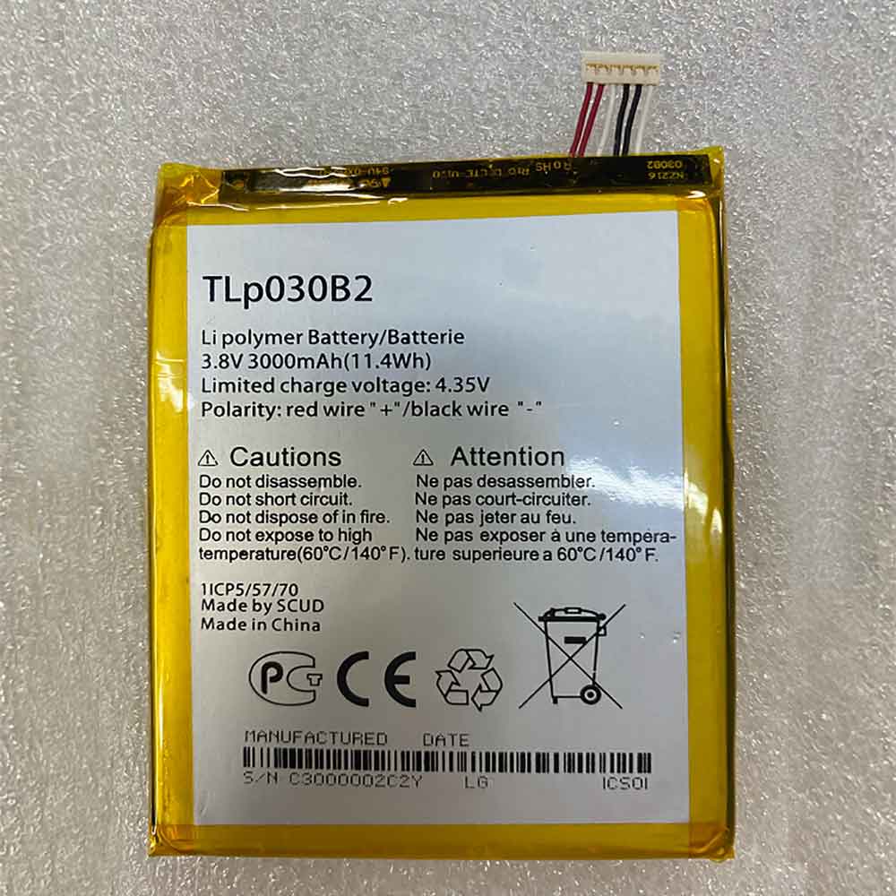 Batería para ONE-TOUCH-IDOL-5S-OT-6060S-/alcatel-TLp030B2